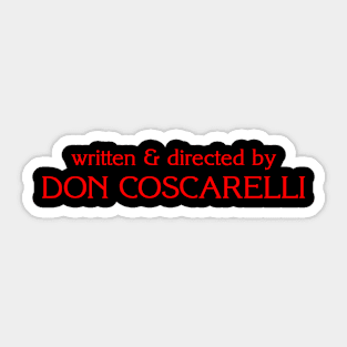 Coscarelli Credit Sticker